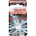 Obrázok pre výrobcu Batéria líthiová, gombíková, CR1216, 3V, Maxell, blister, 1-pack