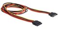 Obrázok pre výrobcu Delock Cable Power SATA 15 Pin male > SATA 15 Pin female extension 100 cm