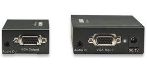 Obrázok pre výrobcu Manhattan VGA Cat5/5e/6 Extender with audio up to 300 m