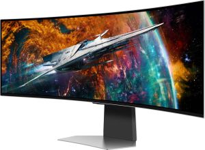 Obrázok pre výrobcu SAMSUNG 49" Odyssey OLED G9(G95SC) Smart LS49CG950SUXDU-prohnutý,OLED,5120x1440 Double QHD,0,03ms,240Hz,HDMI,DisplayPort