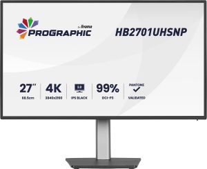 Obrázok pre výrobcu iiyama ProGraphic HB2701UHSNP-B1 27" IPS/4K UHD/ 60Hz/4ms/Černá/3R