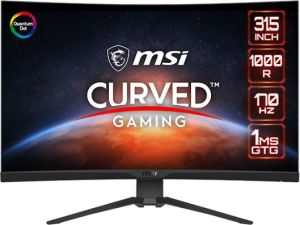 Obrázok pre výrobcu MSI Gaming monitor MAG 325CQRF QD, 31,5" Rapid VA zakřivený /2560x1440 (WQHD)/170Hz/1ms/DP/2xHDMI/3xUSB/USB-C/Výškově nastaviteln