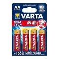 Obrázok pre výrobcu Alkaline Batteries VARTA R6 (AA) 4pcs MAX TECH