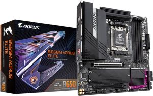 Obrázok pre výrobcu Gigabyte AORUS B650M ELITE, AMD B650, AM5, 4xDDR5, mATX