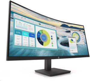 Obrázok pre výrobcu HP LCD P34hc 34" Wide VA (3440x1440, 5ms, 250nits, 3500:1,DP, HDMI, USB-C(DP, 65W out),USB 3.2 4x, 3w Repro