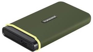 Obrázok pre výrobcu Transcend ESD380C 4TB USB 3.2 Gen 2x2 (USB-C) Externí Anti-Shock SSD disk (3D TLC), 2000MB/R, 2000MB/W, armádní zelená