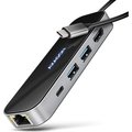 Obrázok pre výrobcu AXAGON HMC-6GLN, USB 5Gbps hub, 2x USB-A, USB-C, HDMI 4k/60Hz, RJ-45 GLAN, PD 100W, kabel USB-C 20cm