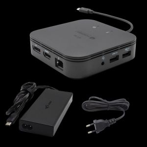 Obrázok pre výrobcu i-tec Thunderbolt 3 Travel Dock Dual 4K Display with Power Delivery 60W + i-tec Universal Charger 77