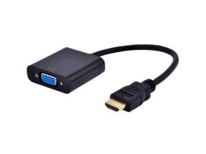 Obrázok pre výrobcu Gembird adaptér HDMI-A(M) ->VGA (F) + audio, na kábli, čierný