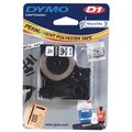 Obrázok pre výrobcu páska DYMO 16959 D1 Black On White Permanent Polyester Tape (12mm)