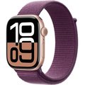 Obrázok pre výrobcu Apple Watch Series 10 GPS 46mm Rose Gold Aluminium Case with Plum Sport Loop