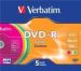 Obrázok pre výrobcu Verbatim DVD-R(1ks)Slim/Colour/16x/4.7GB