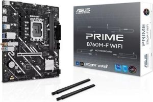 Obrázok pre výrobcu ASUS MB Sc LGA1700 PRIME B760M-F WIFI, Intel B760, 2xDDR5, WiFi, 1xDP, 1xHDMI, mATX