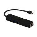 Obrázok pre výrobcu i-tec USB Slim HUB/ 3 porty s Gigabyte Ethernet/ na USB 3.1 Type C/ kompatibilní s Thunderbolt 3/ černý