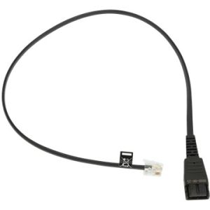 Obrázok pre výrobcu Jabra Cord, QD-RJ10, 0,5m, straight