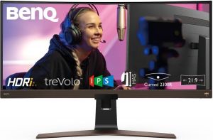 Obrázok pre výrobcu BENQ 38" LED EW3880R/ Curved/ IPS/ 3840x1600/ 1000:1/ 4ms/ 2xHDMI/ DP/ USB-C/ USB/ hnědočerný