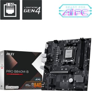 Obrázok pre výrobcu MSI PRO B840M-B /AM5/mATX