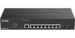 Obrázok pre výrobcu D-Link DGS-2000-10P Managed PoE switch, 8x GbE PoE+, 2x SFP, PoE 65W, fanless