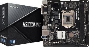 Obrázok pre výrobcu ASRock H310CM-DVS, INTEL H310 Series, LGA1151, supports DDR4 2666, 4 x SATA3