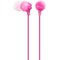Obrázok pre výrobcu SONY sluchátka do uší MDREX15LPP/ drátová/ 3,5mm jack/ citlivost 100 dB/mW/ růžová