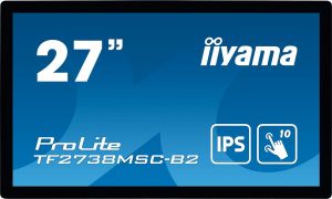 Obrázok pre výrobcu 27" iiyama TF2738MSC-B2: IPS, FullHD, capacitive, 10P, 500cd/m2, DP, HDMI, DVI, 16/7, IP1X, černý