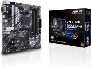 Obrázok pre výrobcu ASUS PRIME B550M-A/CSM soc.AM4 B550 DDR4 mATX M.2 D-Sub DVI HDMI