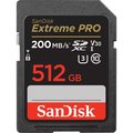 Obrázok pre výrobcu SanDisk SDXC 512 GB Extreme PRO (200 MB/s triedy 10, UHS-I U3 V30)