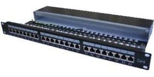 Obrázok pre výrobcu OPTIX STP Patchpanel, Cat.6, 24-Port s vyvázáním