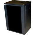 Obrázok pre výrobcu XtendLan 12U/600x450, na zeď, jednodílný, rozložený, skleněné dveře, černý