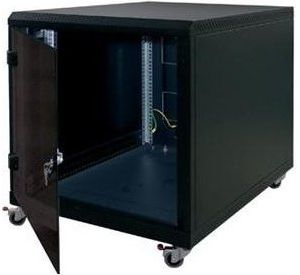 Obrázok pre výrobcu 19" kontejner.rozvaděč 12U,hl.1000mm,nosnost 200kg černý