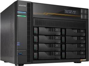 Obrázok pre výrobcu Asustor Lockerstor 8 Gen3 AS6808T  8x 2,5"/3,5" SATA III/ 16GB RAM/ Dual 10GbE Ports/ Dual 5GbE Ports/ 4x M.2 SSD