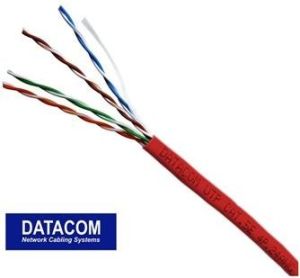 Obrázok pre výrobcu DATACOM UTP lanko CAT5E PVC 305m box červený