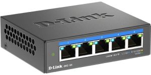 Obrázok pre výrobcu D-Link DMS-105/E 5-port 2.5G Multi-Gigabit QoS IGMP Snooping Switch