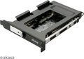 Obrázok pre výrobcu HDD box AKASA Lokstor M23, 2,5" SATA HDD/SSD do interní PCI pozice, černý