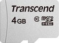 Obrázok pre výrobcu Transcend 4GB microSDHC 300S (Class 10) paměťová karta