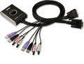 Obrázok pre výrobcu ATEN 2port DVI KVMP, USB 2.0, audio, mini, 1.2m
