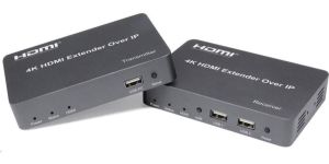 Obrázok pre výrobcu PremiumCord HDMI extender s USB na 150 m cez IP, bez oneskorenia