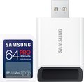 Obrázok pre výrobcu SAMSUNG PRO Ultimate SDXC 64GB + USB Adaptér / CL10 USH-I U3 / V30