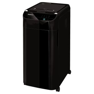 Obrázok pre výrobcu FELLOWES skartovač AutoMax 350 C/ křížový řez 4x38 mm/ objem koše 68 l/ certifikát NBÚ/ stupeň utajení P-4 (důvěrné)