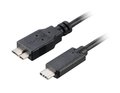 Obrázok pre výrobcu Kabel AKASA SuperSpeed+ USB 3.1, Type-C na Micro B , 100cm, černý