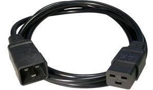 Obrázok pre výrobcu Gembird power extension cable with C19 input and C20 output 1.5m