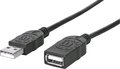 Obrázok pre výrobcu Manhattan Hi-Speed USB Extension Cable A-A M/F 1,8m black