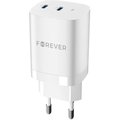 Obrázok pre výrobcu Rychlonabíječka do sítě Forever TC-05-35CC GaN PD 2x USB-C 35W bílá
