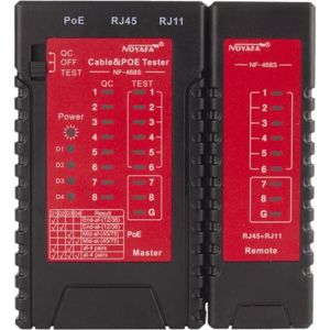 Obrázok pre výrobcu W-star Tester kabelů UTP WSNF468S test POE 802.3at UTP/STP RJ45 RJ11