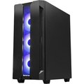 Obrázok pre výrobcu CHIEFTEC Miditower Gaming HUNTER, čierny, 4x RGB Rainbow Fan, 2 x USB 3.0, bočné sklo