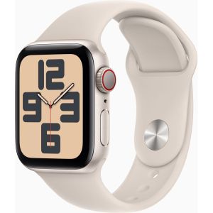 Obrázok pre výrobcu Apple Watch SE Cell/40mm/Starlight/Sport Band/Starlight/-M/L