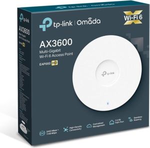 Obrázok pre výrobcu TP-Link EAP660 HD stropní Dual Band Wi-FI 6 AP/ 1x 10/100/2500 Mbps RJ45/ 802.11ac/ax/n/a/b/g/ 2402+1148 Mbps