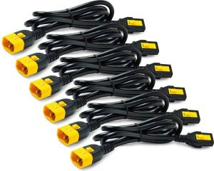 Obrázok pre výrobcu Power Cord Kit (6 ea), Locking, C13 to C14, 1.8m