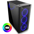 Obrázok pre výrobcu EVOLVEO Ptero Q1, case ATX , x RGB Rainbow Ring 120mm ventilátory , 2x 2,5 " SSD