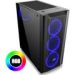 Obrázok pre výrobcu EVOLVEO Ptero Q1, case ATX , x RGB Rainbow Ring 120mm ventilátory , 2x 2,5 " SSD